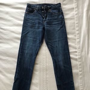 Levi’s button fly denim